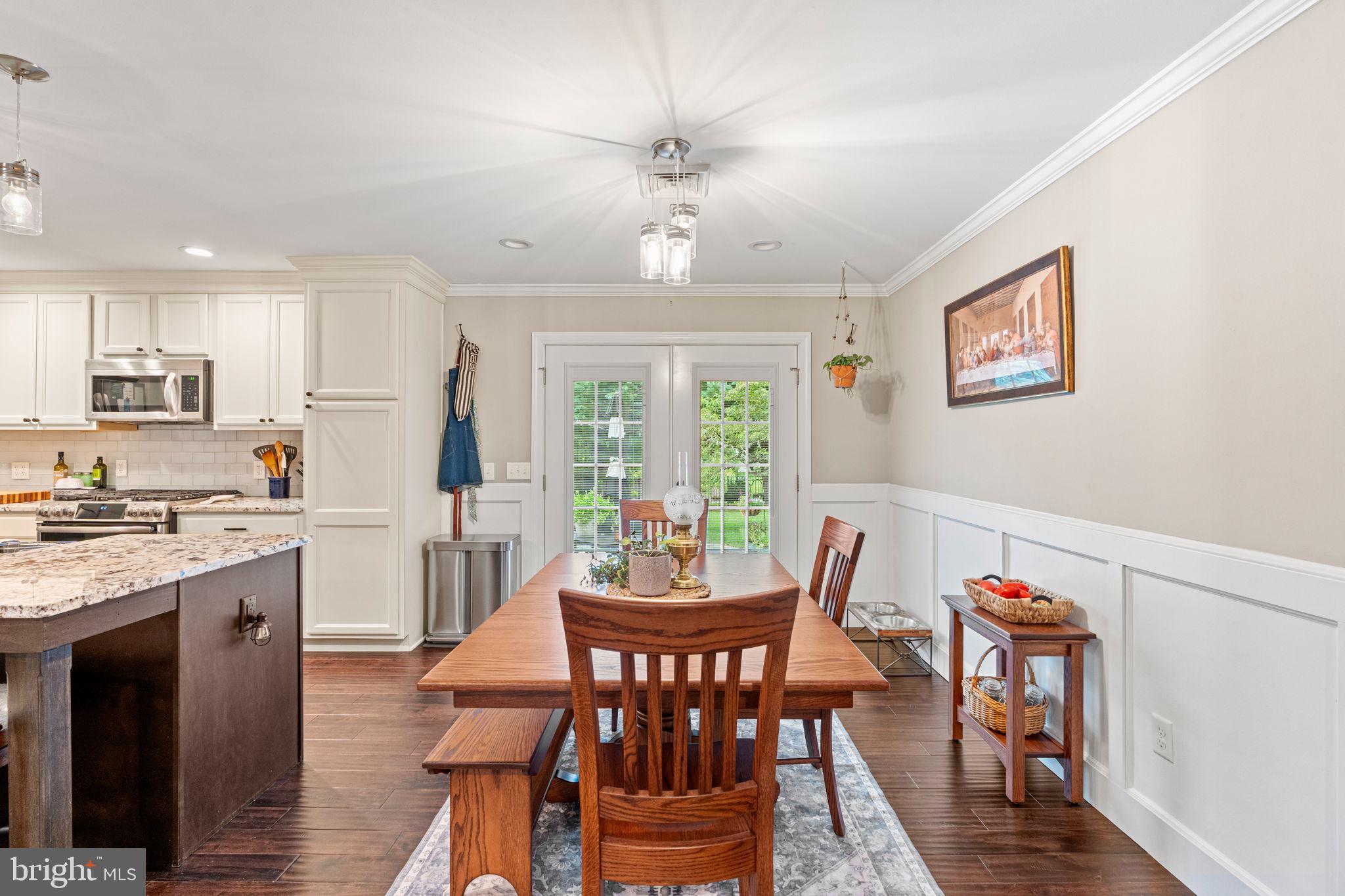 205 East Glenn Road Hershey, PA 17033 - Photo 16 of 52 a view of a dining room with furniture window and outside view