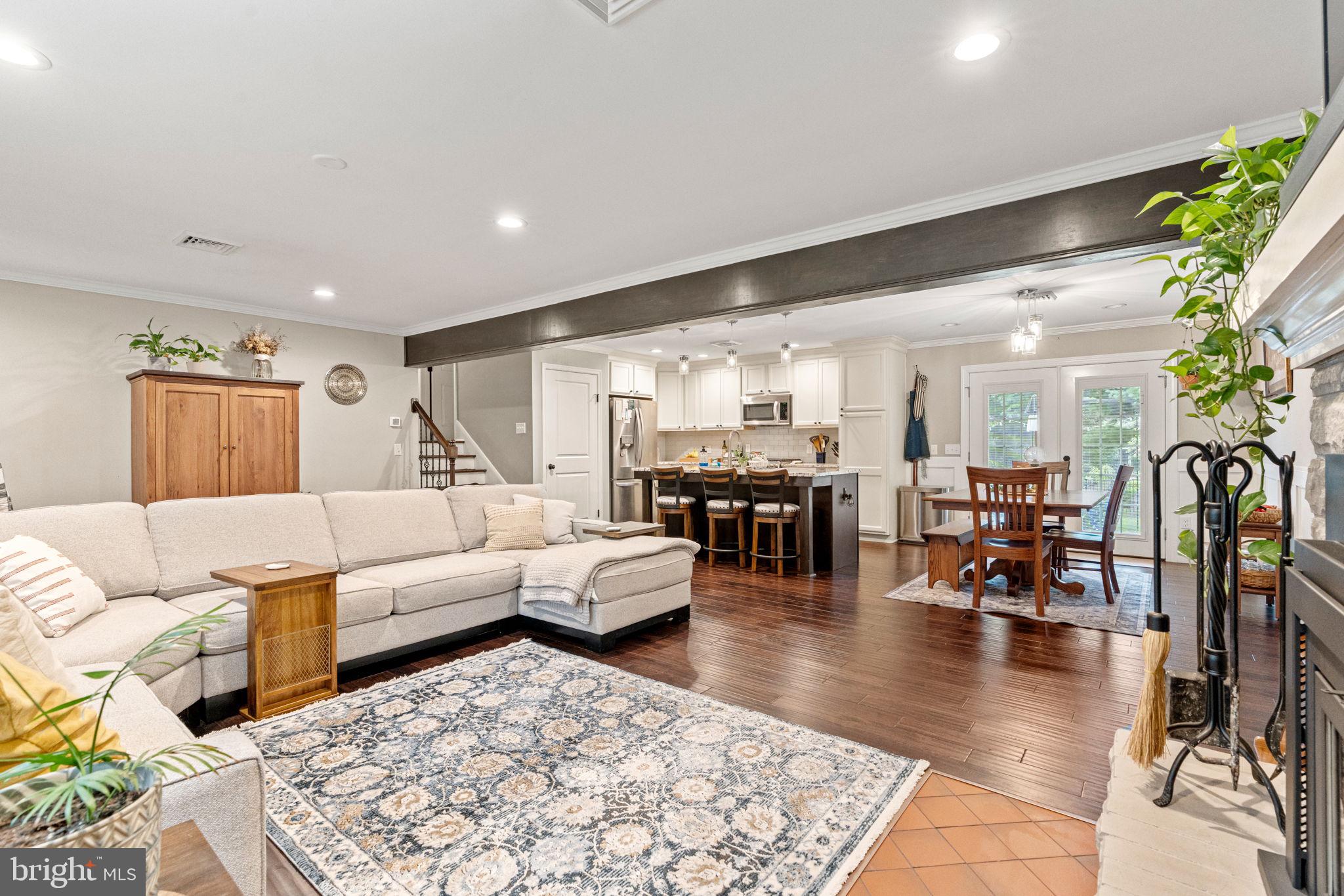205 East Glenn Road Hershey, PA 17033 - Photo 8 of 52 a living room with furniture and wooden floor
