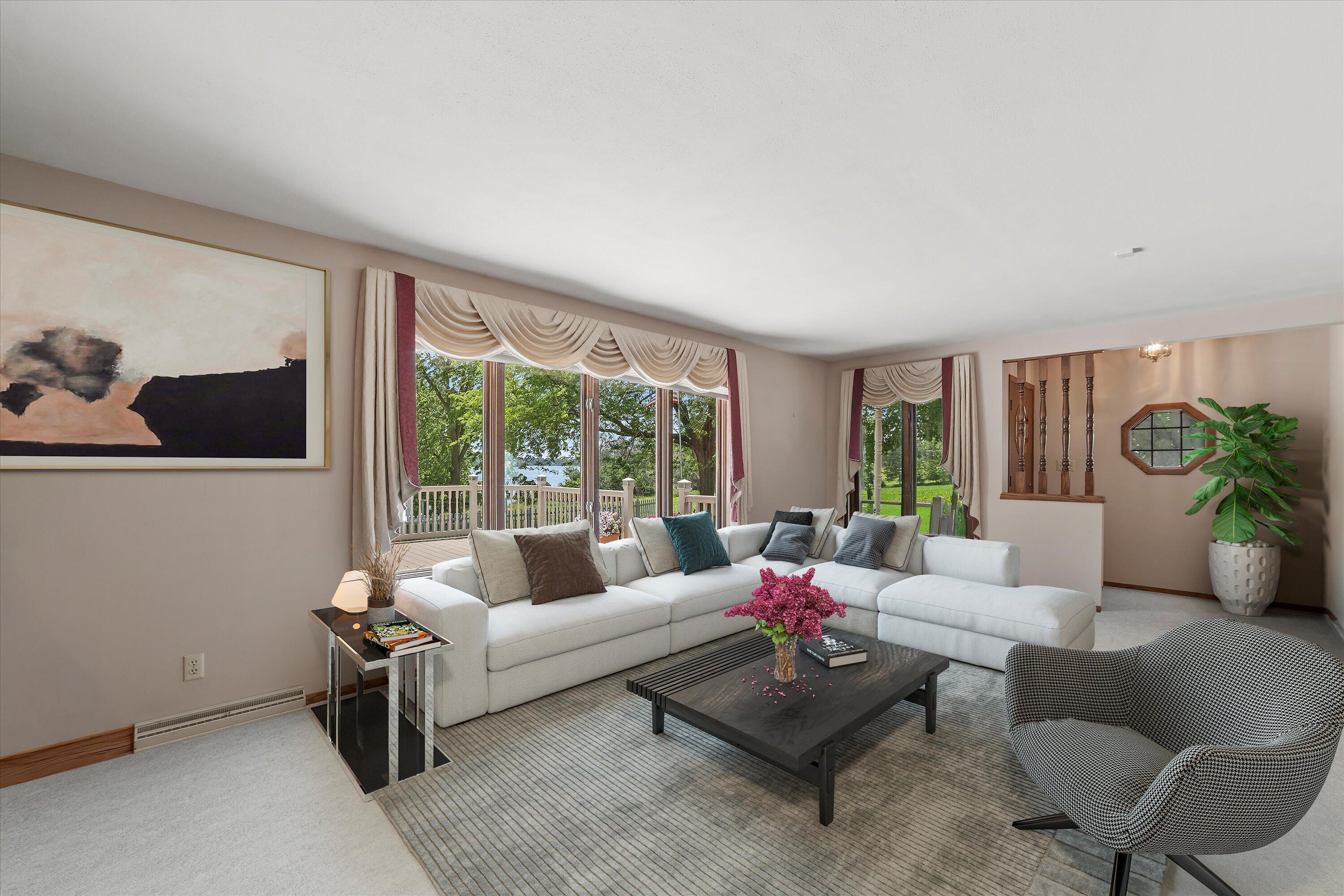 N4554 Lakeview Road Hustisford, WI 53034 - Photo 15 of 38 Main level LR