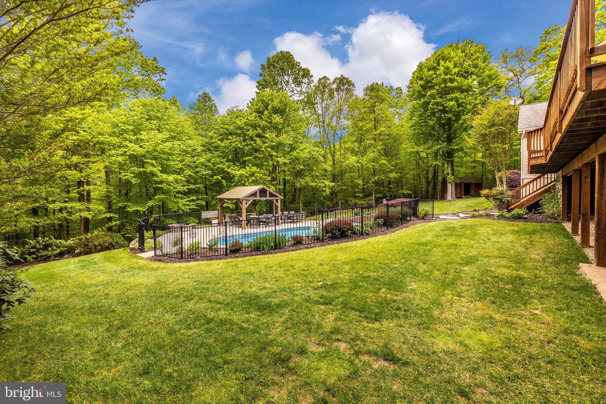 3370 Basford Road Frederick, MD 21703 - Photo 61 of 70 Pool area fully fenced in
