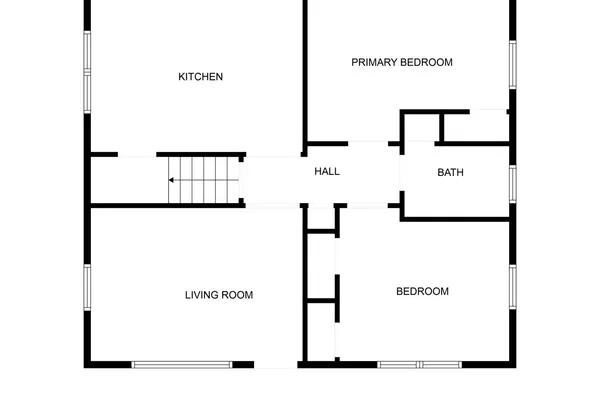 a picture of a floor plan