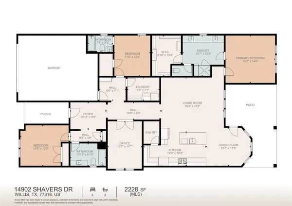 $525,000 | 14902 Shavers Drive, Willis, TX 77318