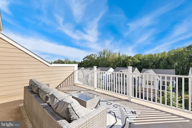 a view of a house with a balcony