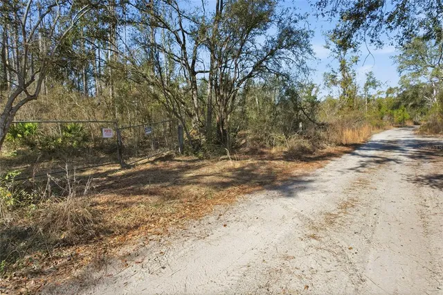 a view of outdoor space with trees