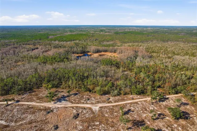a view of a yard with an ocean beach