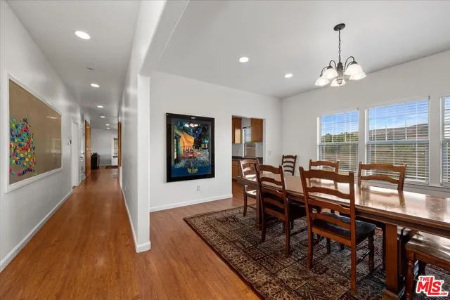 a view of a garden with an apartment