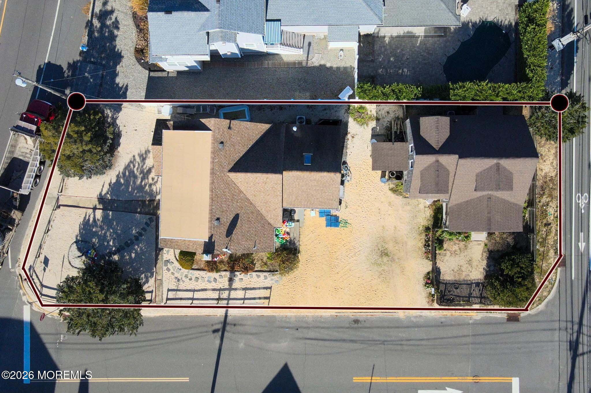 207 Bay Boulevard Lavallette, NJ 08735 - Photo 42 of 62 an aerial view of houses with outdoor space