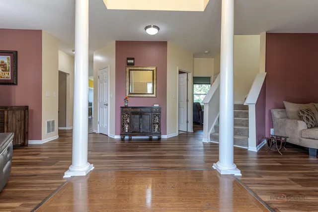 a view interior of the house and livingroom