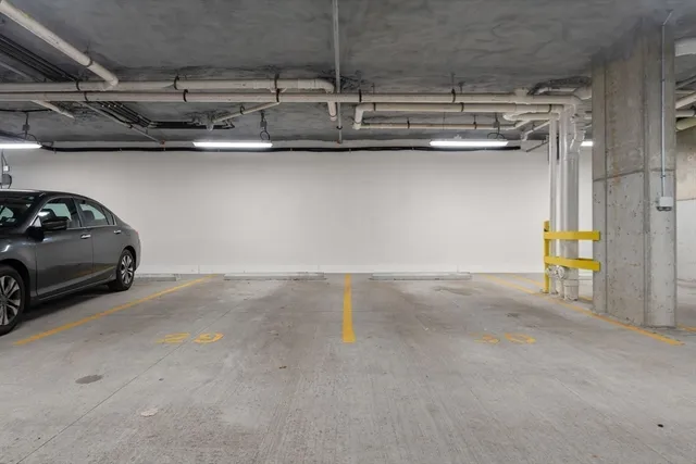 a view of parking garage