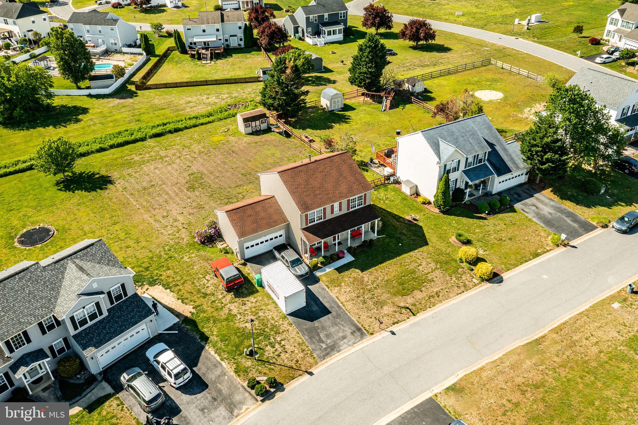 44 Ryhill Drive Dover, DE 19904 - Photo 44 of 53 an aerial view of a house with a swimming pool