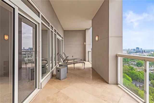 a view of a small space