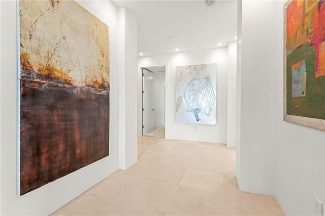 a view of a balcony with lake view and a ocean view