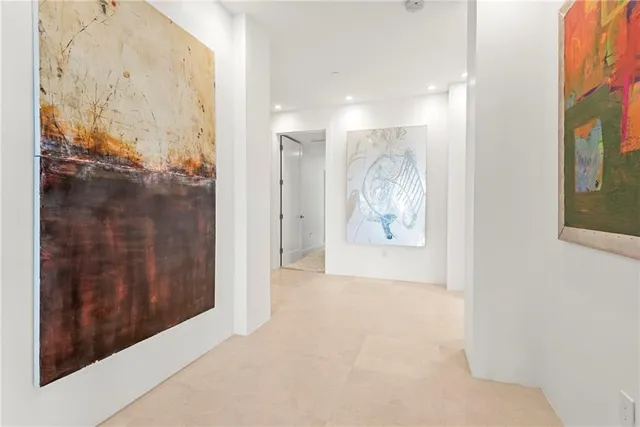 a view of a balcony with lake view and a ocean view
