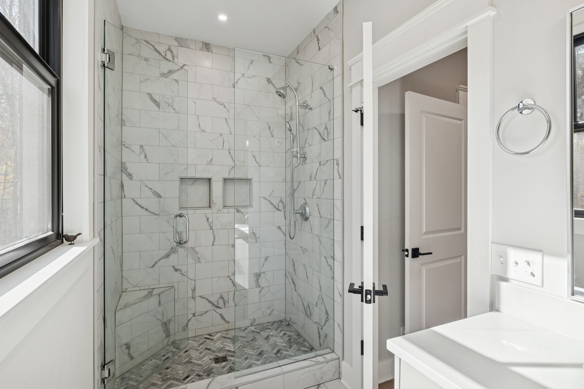 7340 Bradford Road Primm Springs, TN 38476 - Photo 19 of 36 a bathroom with a shower and a sink