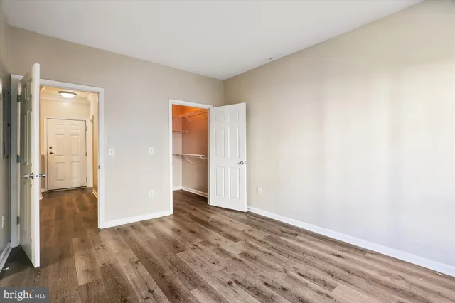 a view of small space with racks on the wall