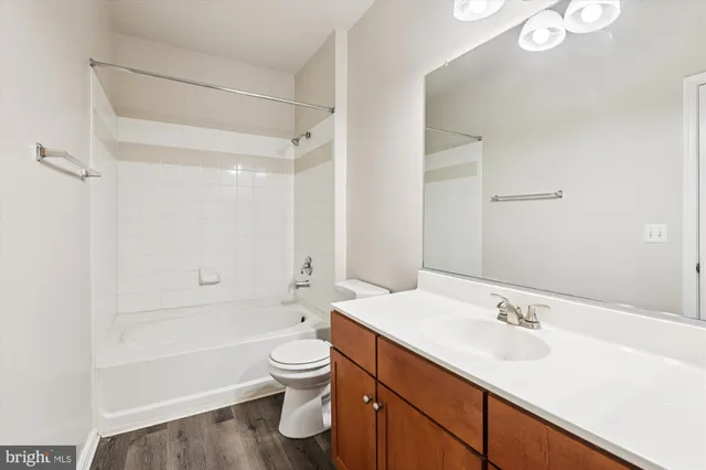 a bathroom with a toilet and a bathtub