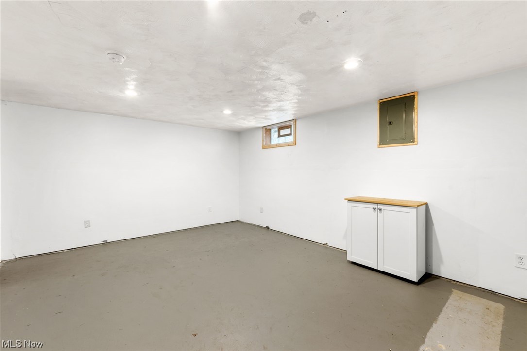 1219 Schocalog Road Akron, OH 44320 - Photo 20 of 31 Basement Rec Room