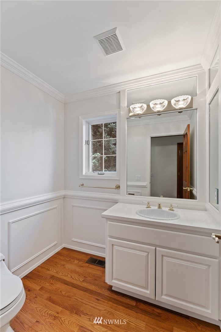 4801 166th Place Southeast Bothell, WA 98012 - Photo 20 of 40 a bathroom with a sink and a mirror