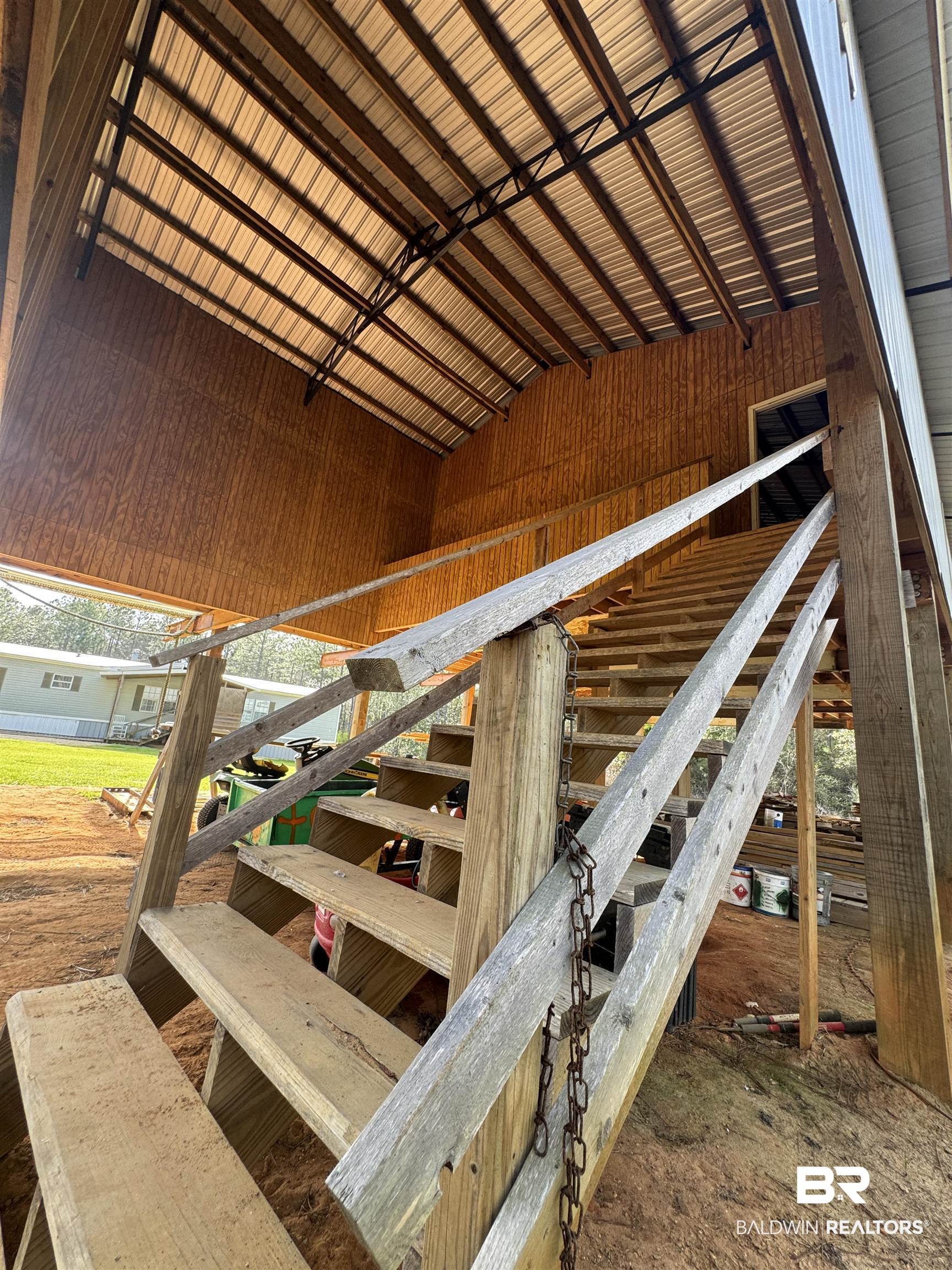 51235 Phillipsville Road Bay Minette, AL 36507 - Photo 16 of 63 Stairs going up to 2nd floor of barn
