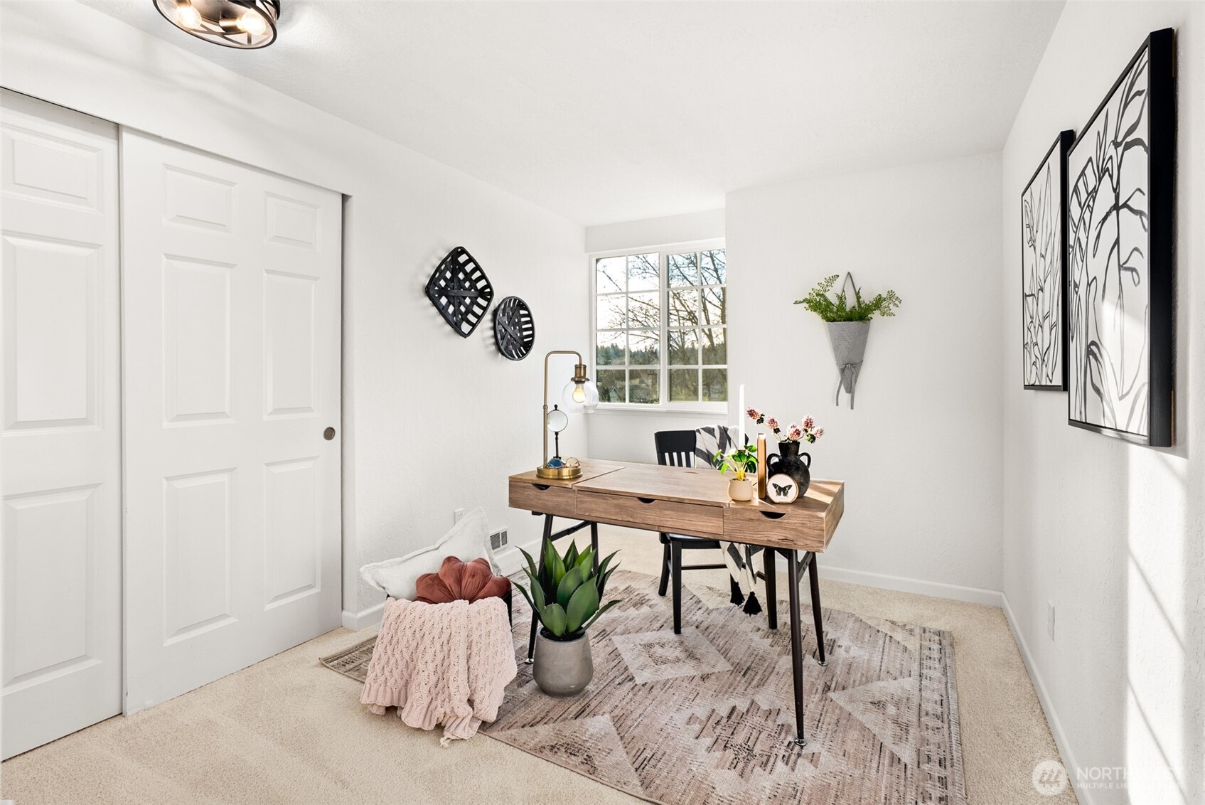 22709 12th Place West Bothell, WA 98021 - Photo 12 of 27 a living room with furniture and wooden floor