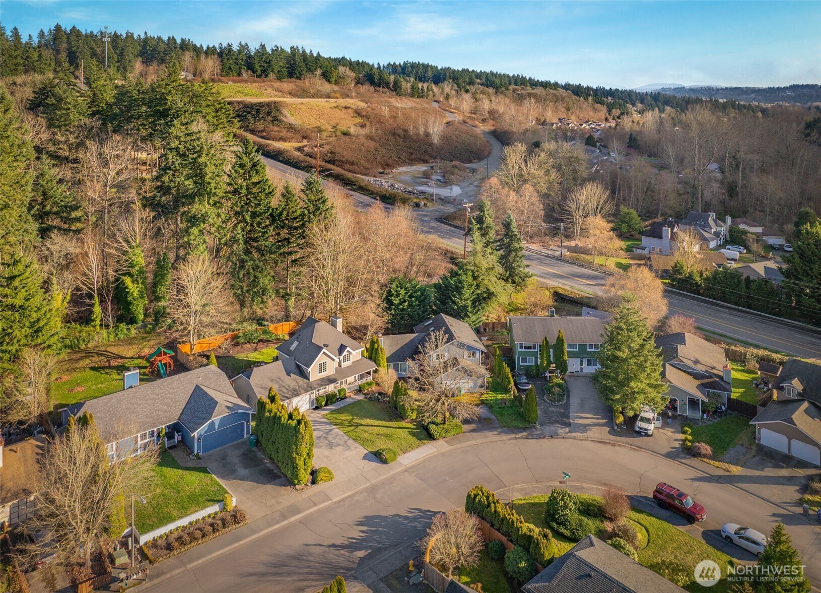 22709 12th Place West Bothell, WA 98021 - Photo 21 of 27 an aerial view of a city with lots of residential buildings