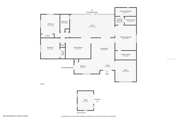 $435,000 | 425 Vandergrift Drive, Ocoee, FL 34761