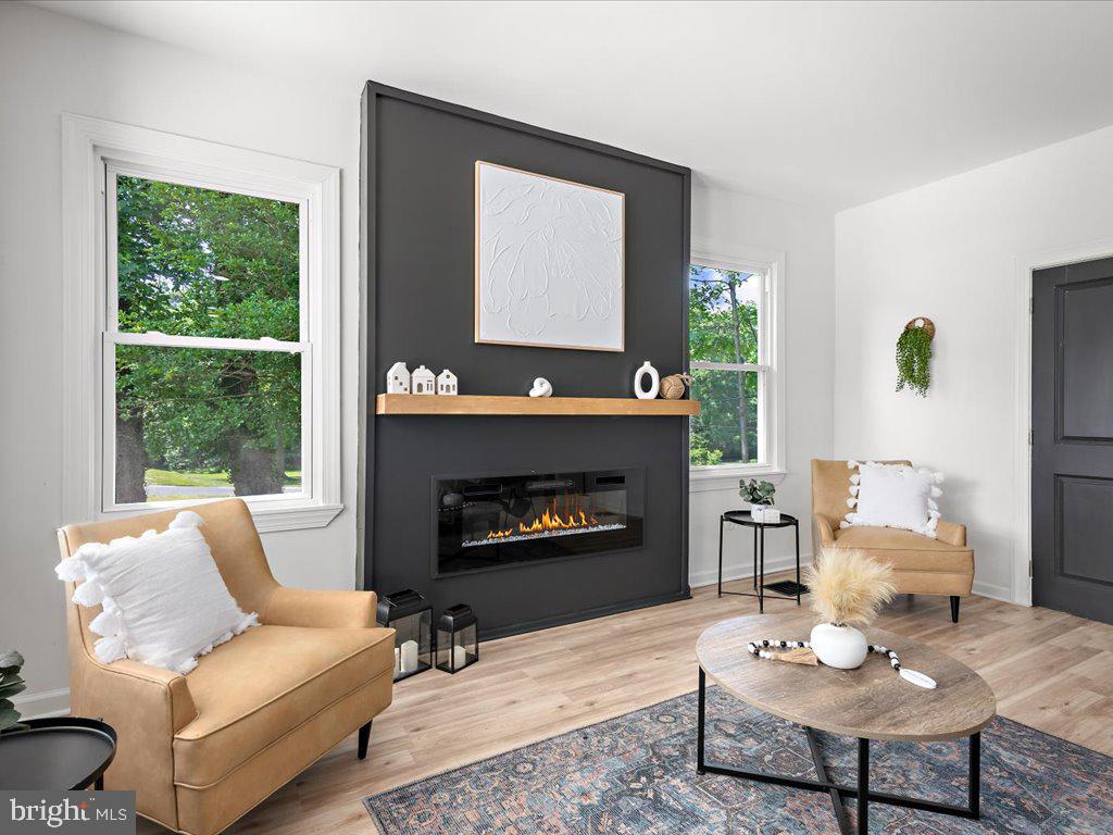 5212 Bush Street White Marsh, MD 21162 - Photo 5 of 49 Living Room with Electric Fireplace