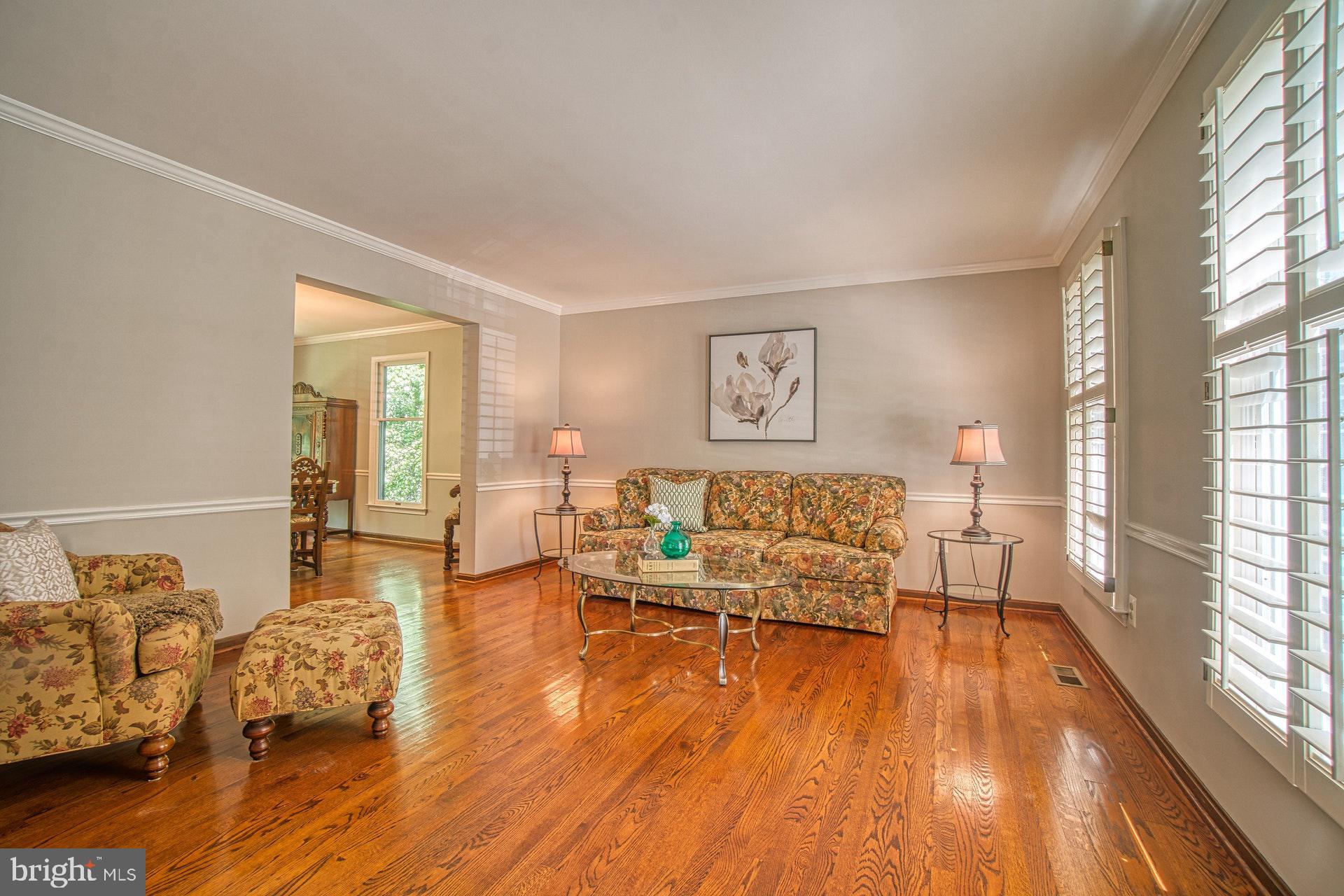 9312 Brian Run Lane Springfield, VA 22153 - Photo 18 of 42 Living room with stunning floors