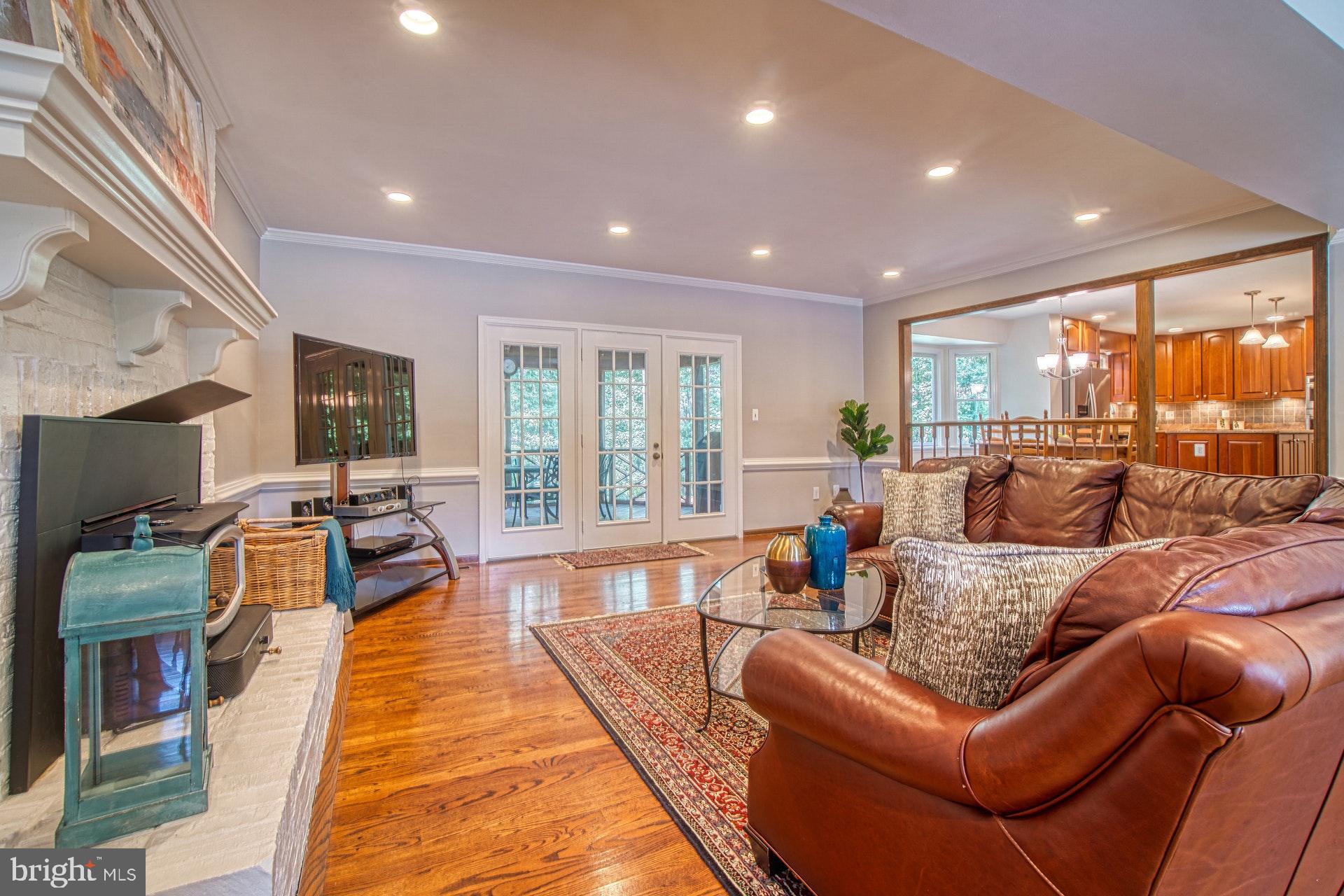 9312 Brian Run Lane Springfield, VA 22153 - Photo 7 of 42 Opens on to large screen in porch and deck