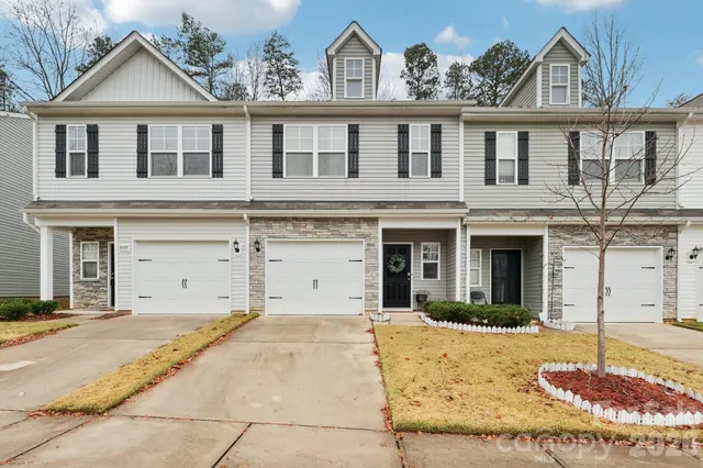 a view of a entryway door front of house
