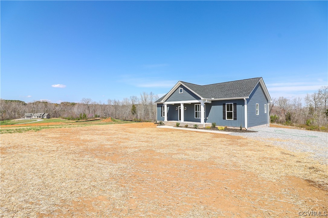 288 Moore Road Pamplin, VA 23958 - Photo 4 of 29 a front view of house with yard and swimming pool
