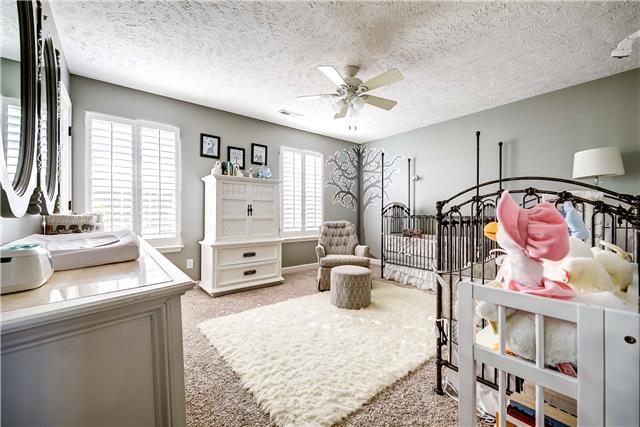 4011 Timber Ridge Court Mount Juliet, TN 37122 - Photo 12 of 20 a bedroom with furniture and a flat screen tv