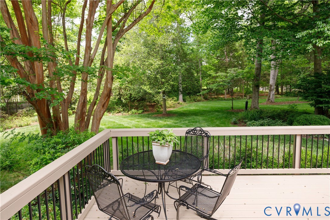 6 East Lower Tuckahoe Road Richmond, VA 23238 - Photo 44 of 54 View from the deck