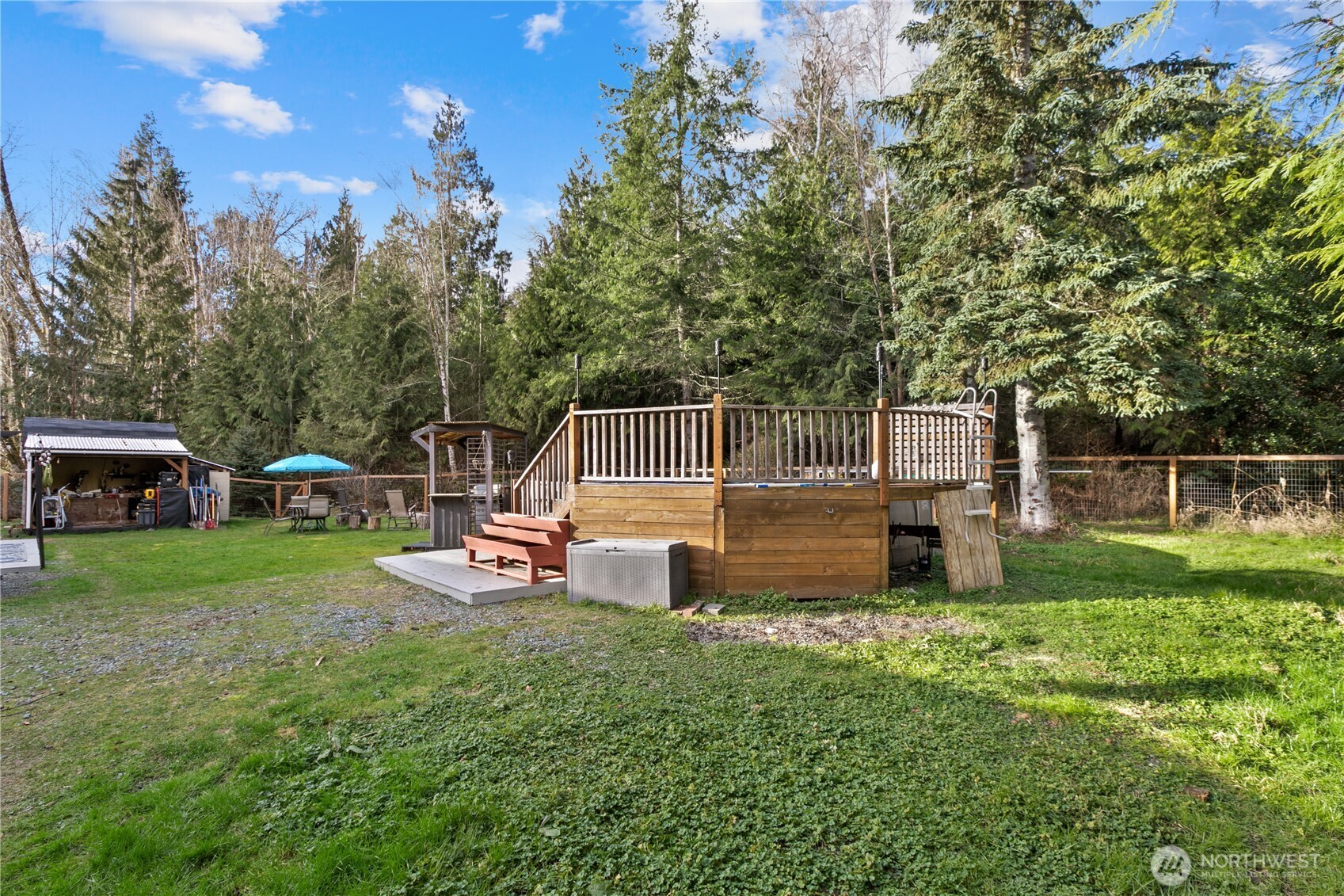 26497 Helmick Road Sedro-Woolley, WA 98284 - Photo 17 of 30 a house view with a sitting space and garden