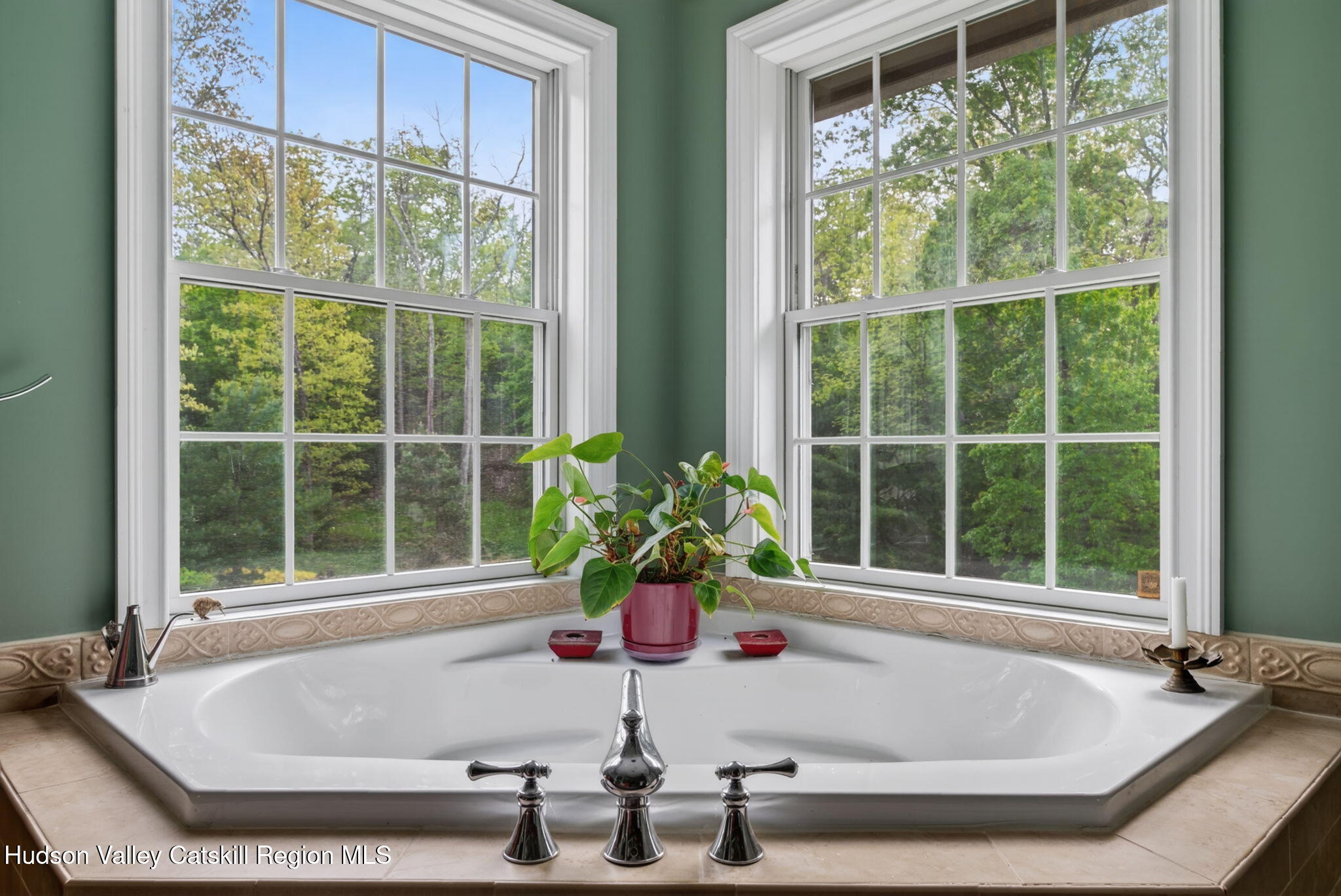189 Bush Road Stone Ridge, NY 12484 - Photo 22 of 60 a bath tub sitting in front of a window