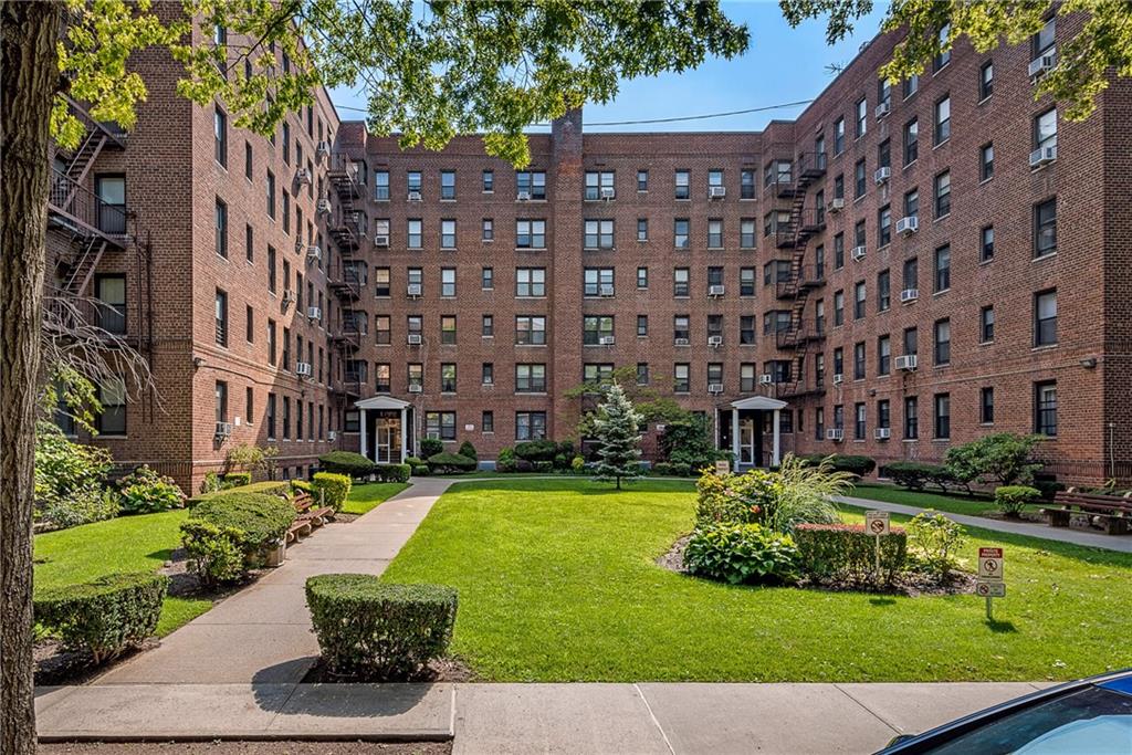 2425 Haring Street, Unit 2K Brooklyn, NY 11235 - Photo 12 of 12 a view of a building with garden