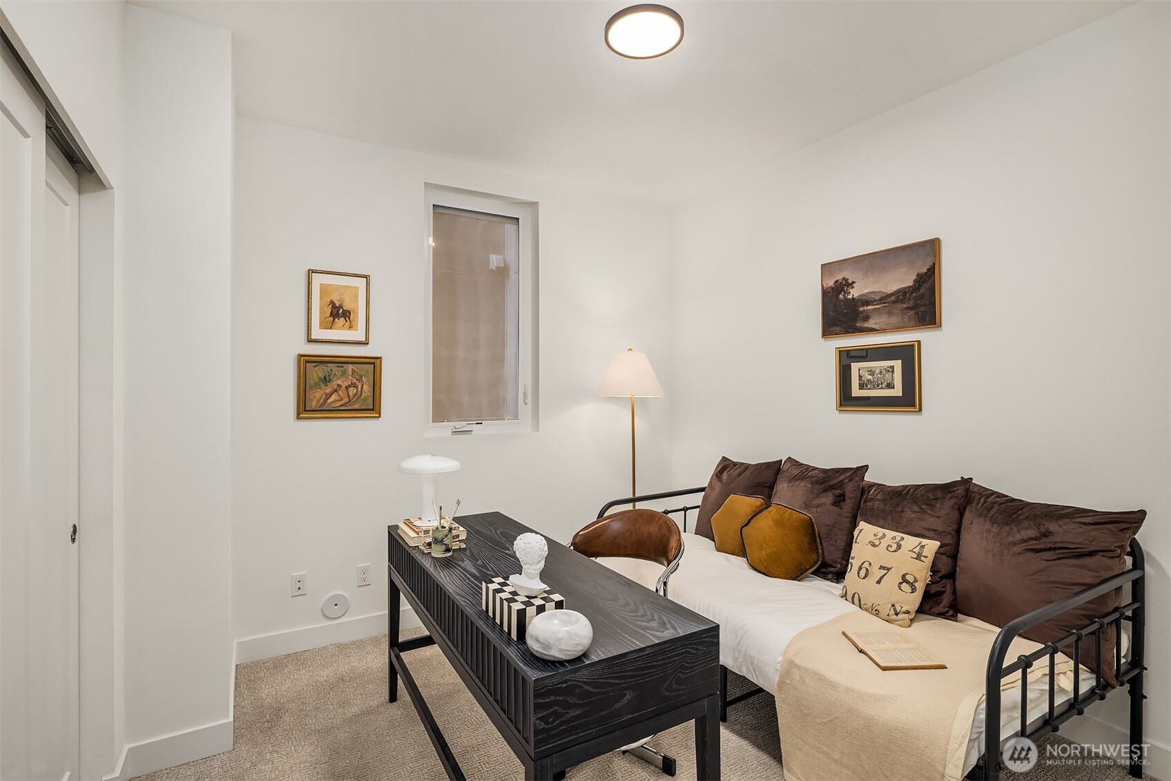 1827 14th Avenue, Unit B Seattle, WA 98122 - Photo 3 of 27 a living room with furniture and a wooden floor