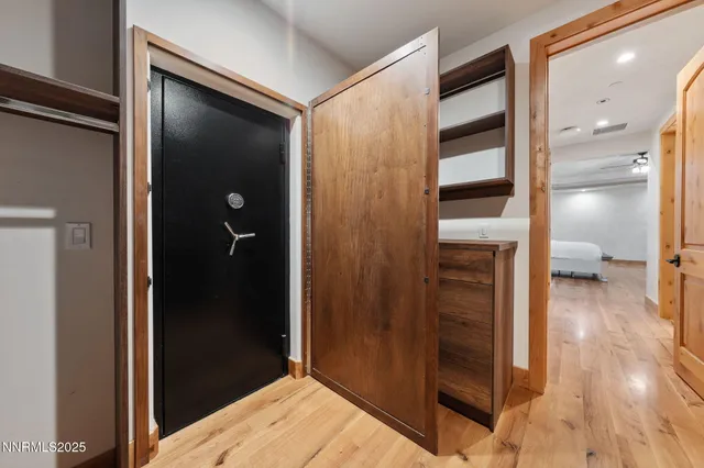 a view of yard with swimming pool and green space