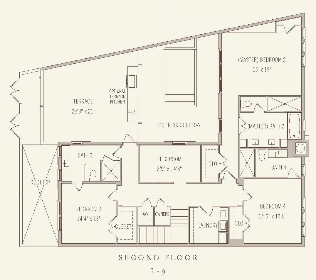 141 North Charles Street, Unit L9 Inlet Beach, FL 32461 - Photo 39 of 39 L9 Marketing Brochure_Floor Plan - Secon