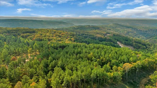 a view of an ocean and beach
