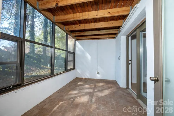 a view of room with window