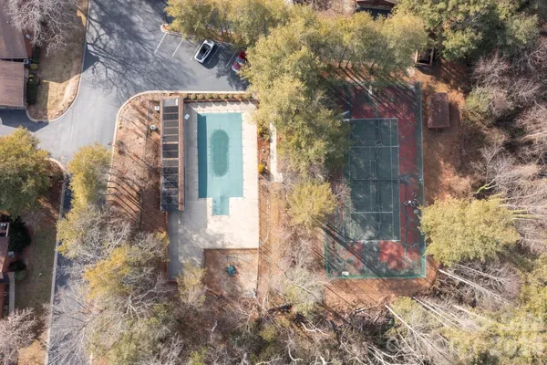 a view of city and mountain