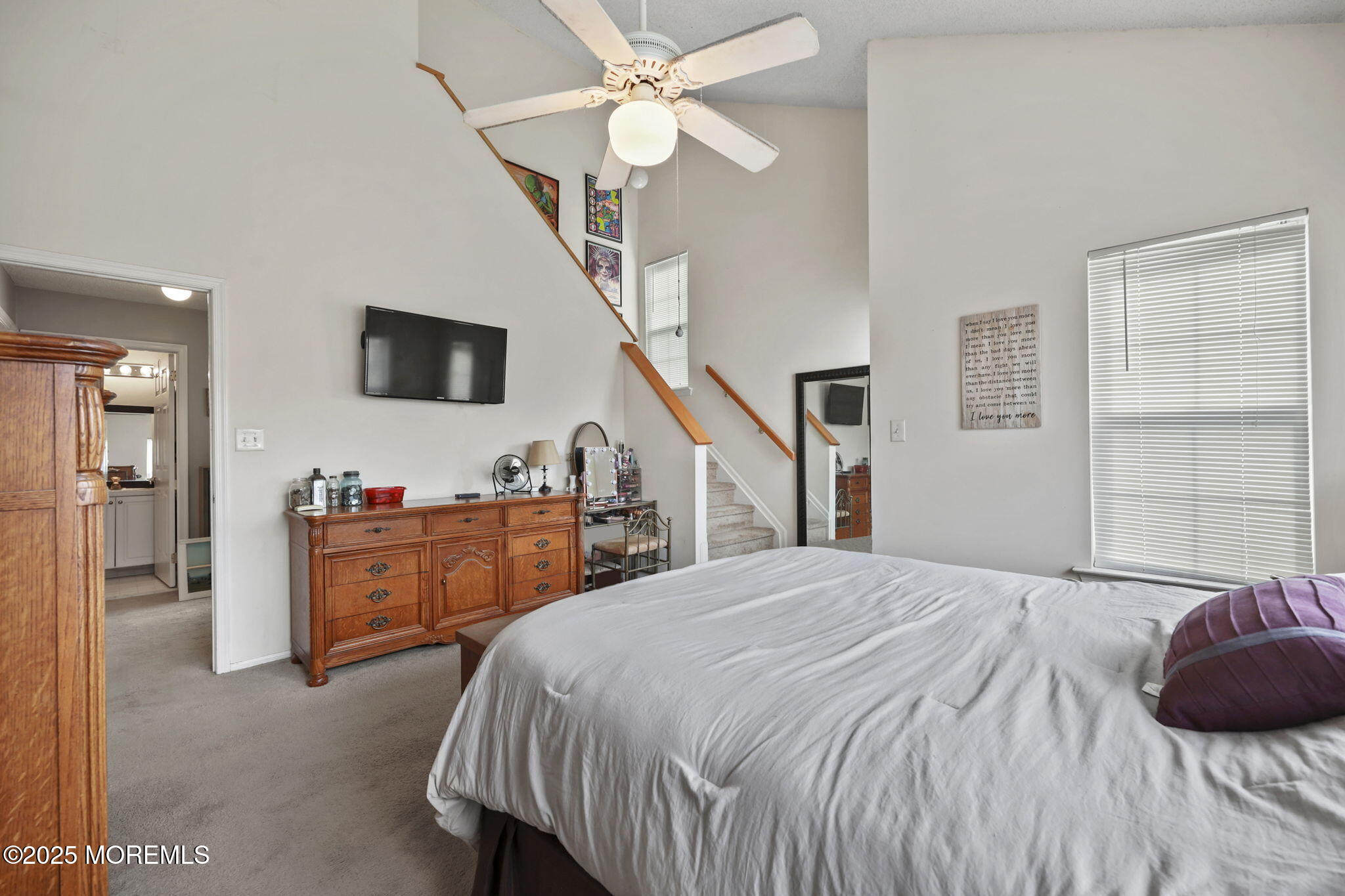 2 Madison Court Tinton Falls, NJ 07712 - Photo 18 of 22 a bedroom with a bed and a flat screen tv