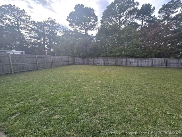 a view of a back yard