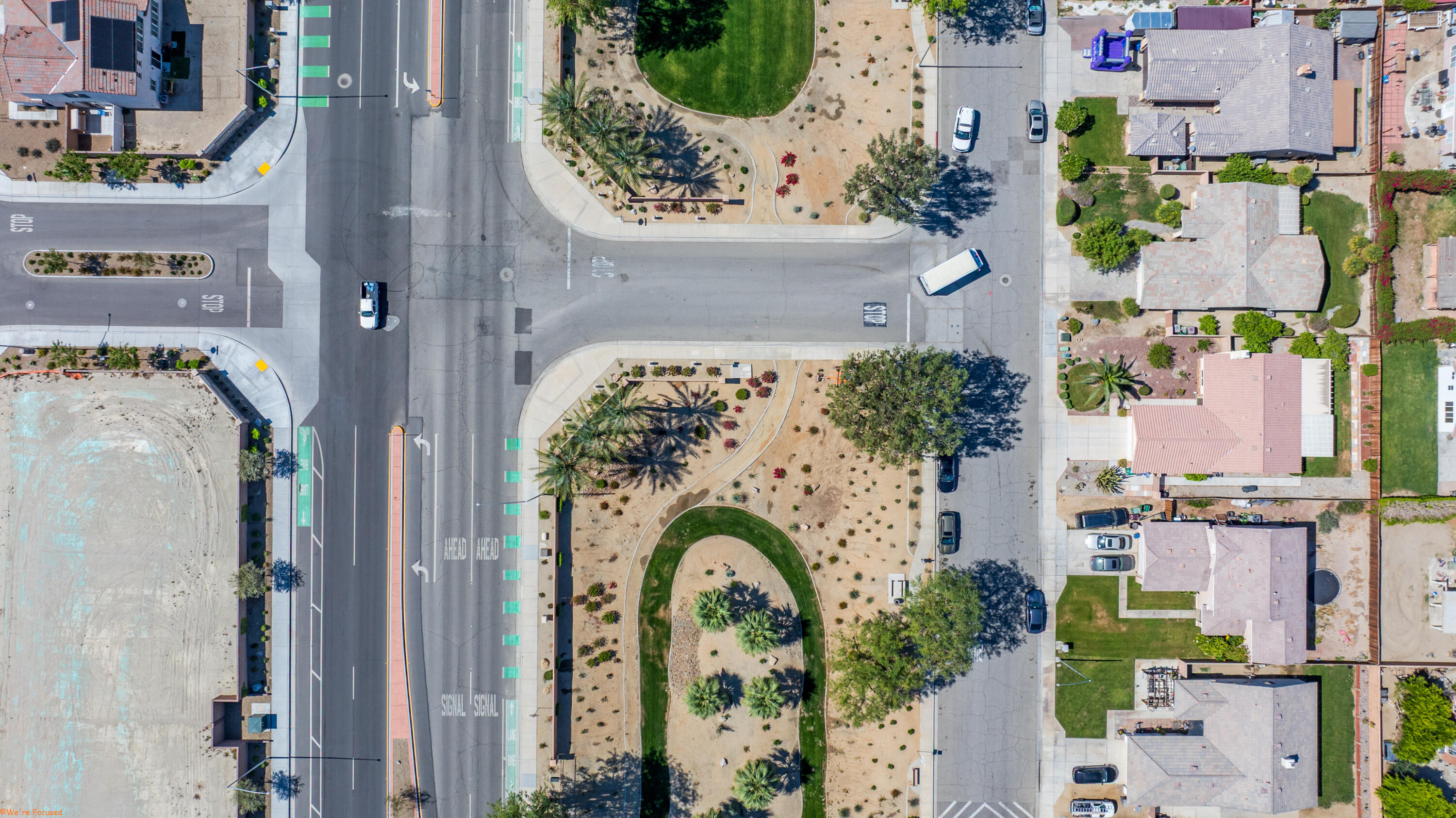 83644 Jaderock Road Coachella, CA 92236 - Photo 40 of 42 an aerial view of residential house with outdoor space and parking