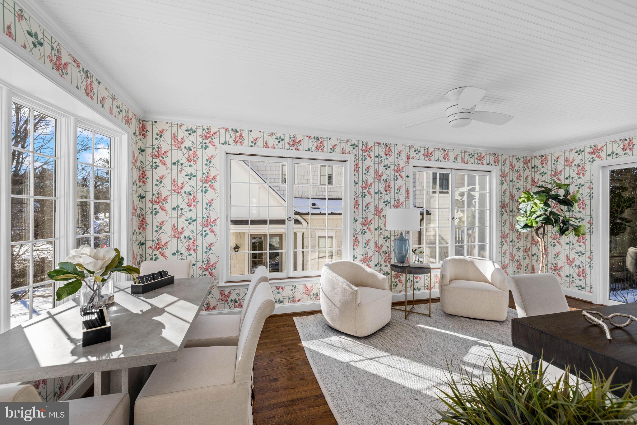 4545 32nd Road North Arlington, VA 22207 - Photo 14 of 73 BRIGHT and spacious sunroom
