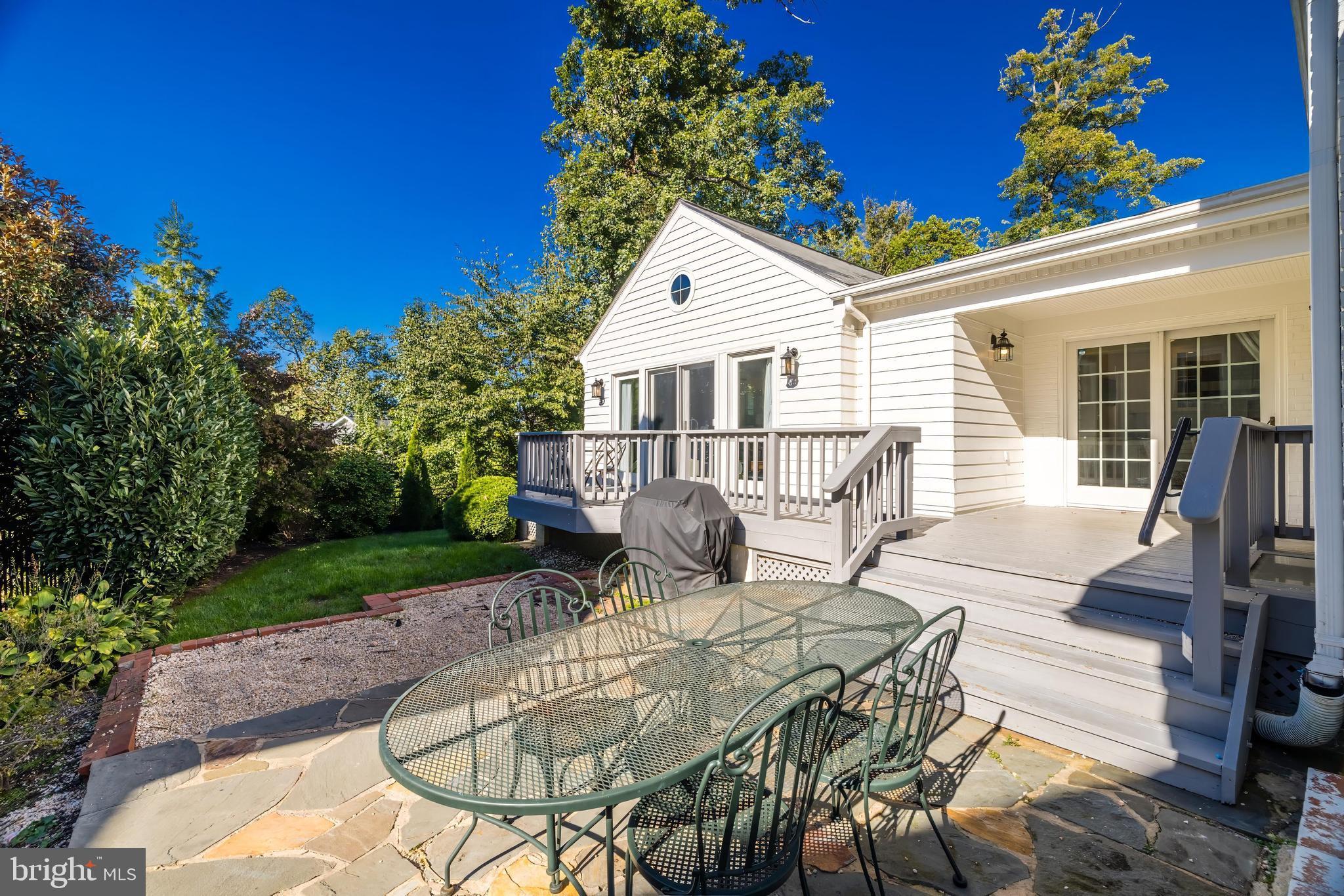 4545 32nd Road North Arlington, VA 22207 - Photo 54 of 73 Rear patio area off deck and sunroom