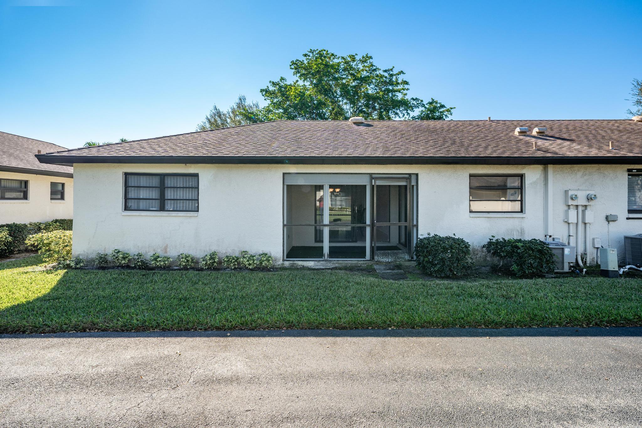 4869 Equestrian Road, Unit B Boynton Beach, FL 33436 - Photo 19 of 21 View from Patio