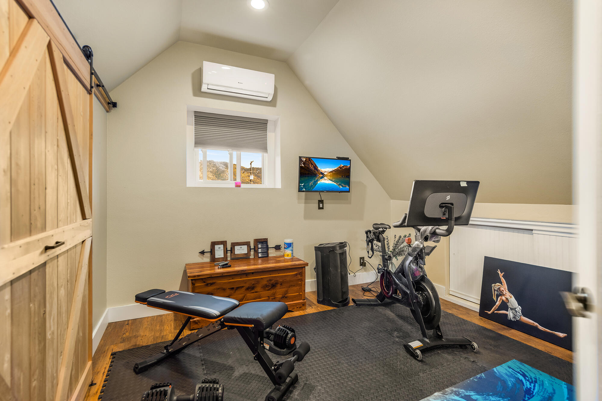12475 Christmas Tree Road Ojai, CA 93023 - Photo 21 of 50 a view of a workspace with furniture and a window