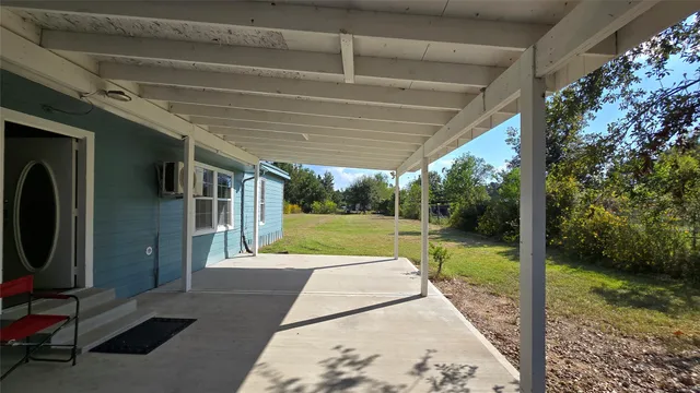 a house with a outdoor space